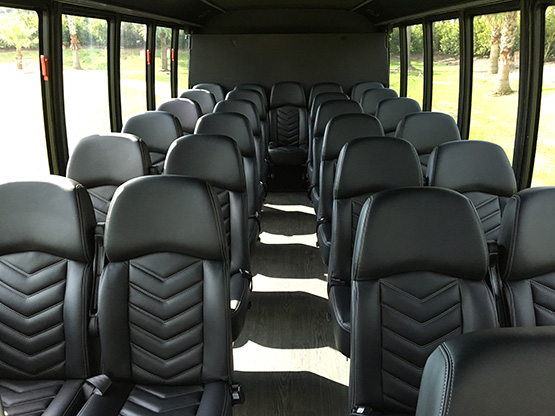 30 Passenger Minibus Interior