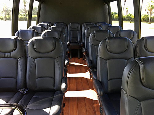 20-24 Passenger Minibus Interior