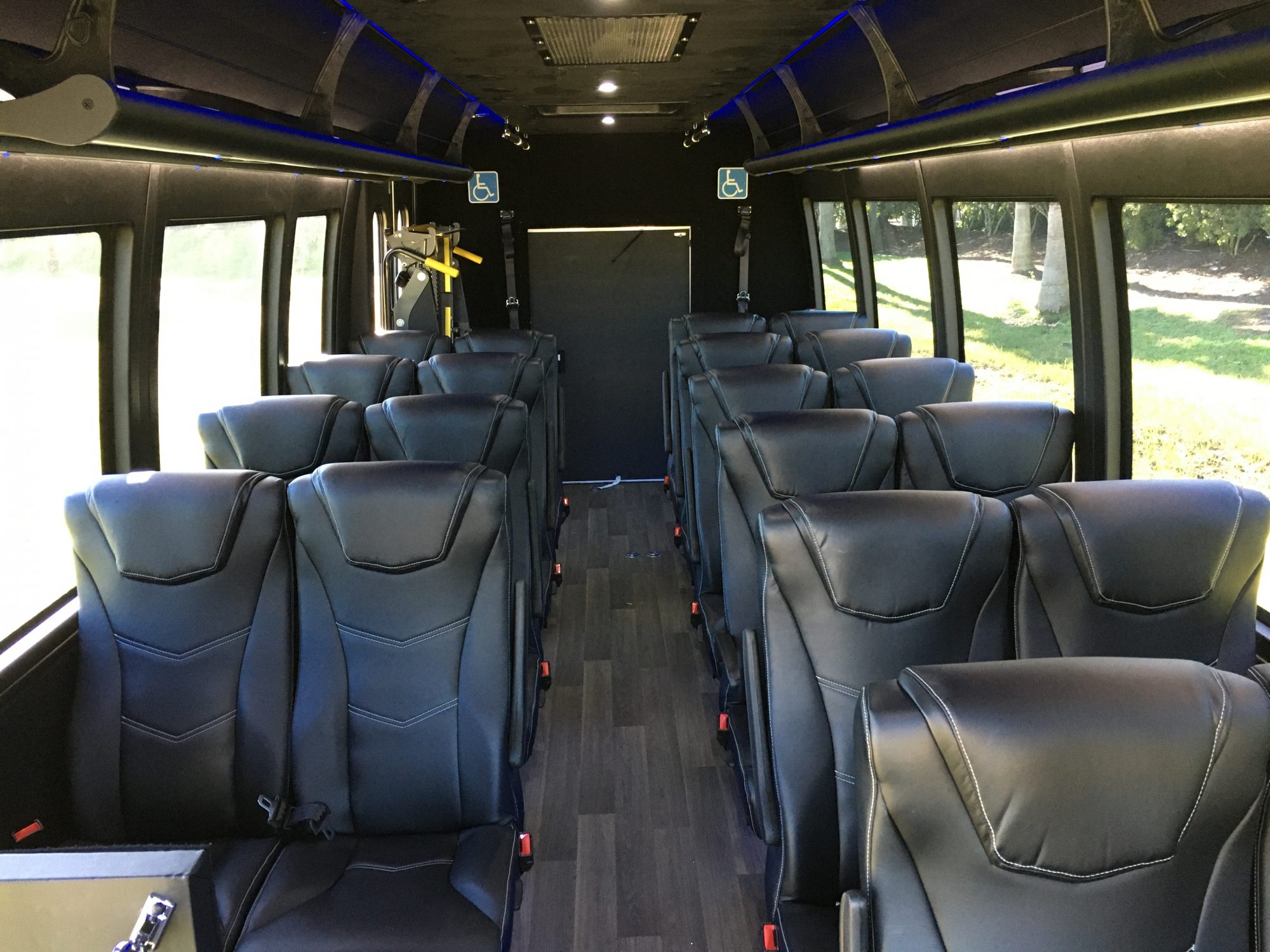 showing our houston airport transportation with ample seating and leg room for maximum comfort and stress free transportation